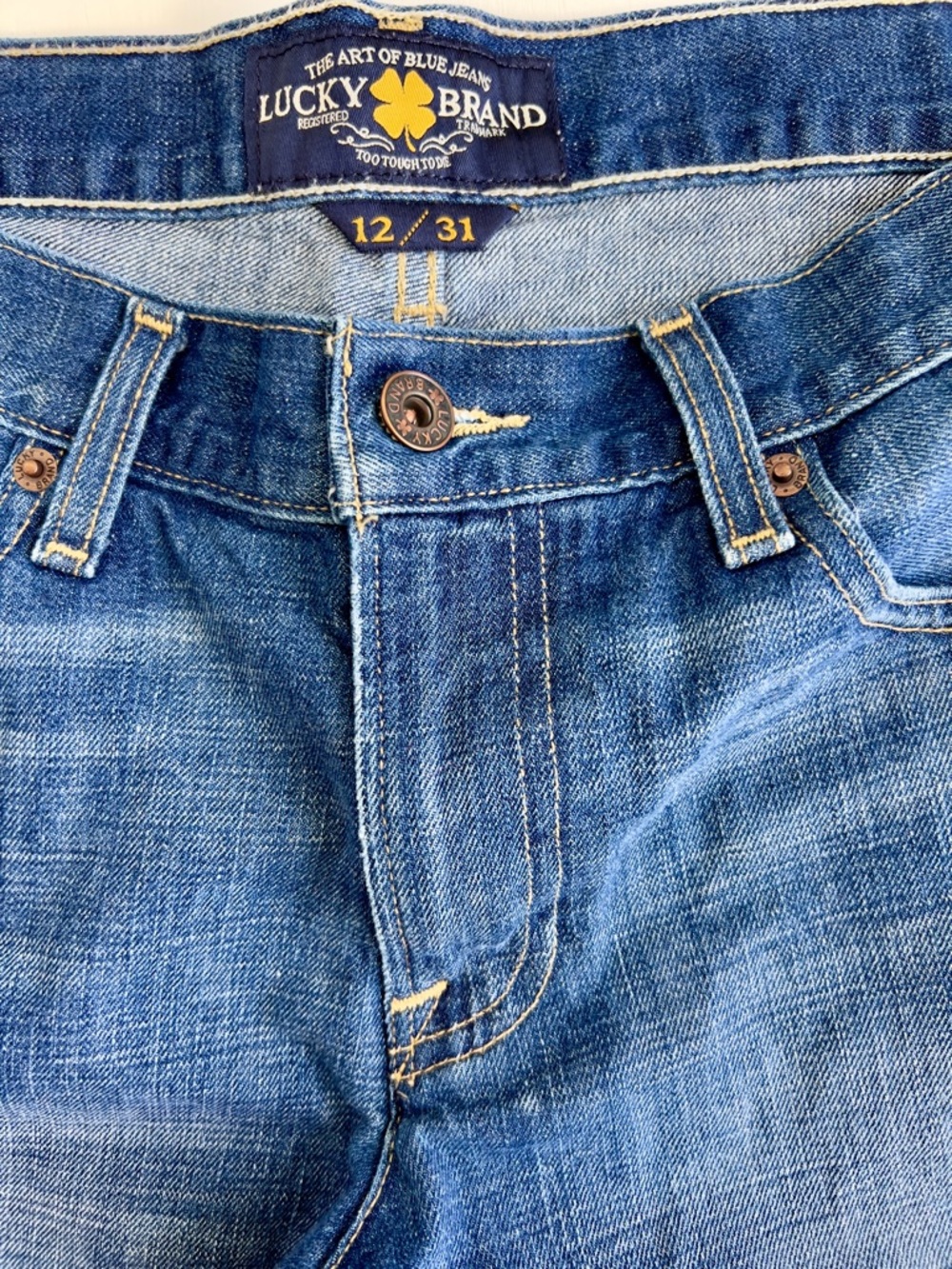 Lucky Brand Light Blue Denim Cutoff Shorts - Picture 2 of 6
